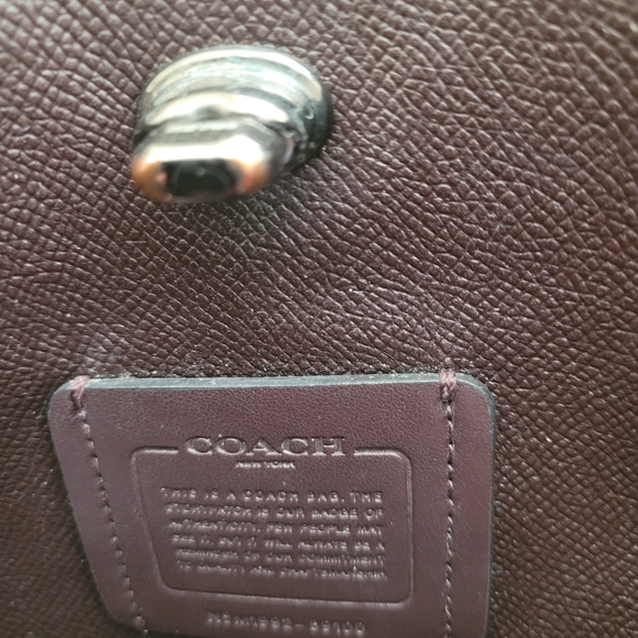 Coach Taupe and Pink Satchel - Picture 4 of 8